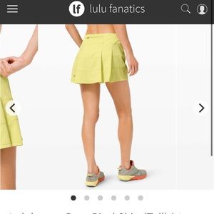 Lululemon pace rival skirt